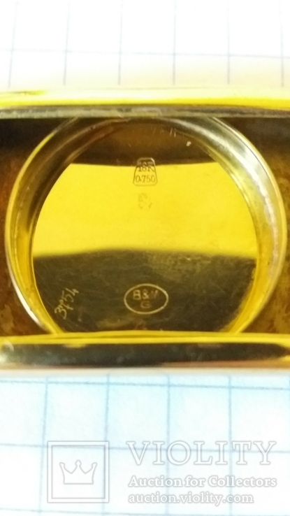 Золотые швейчарские часы 750 пробы ANCRE 15 RUBIS, фото №4