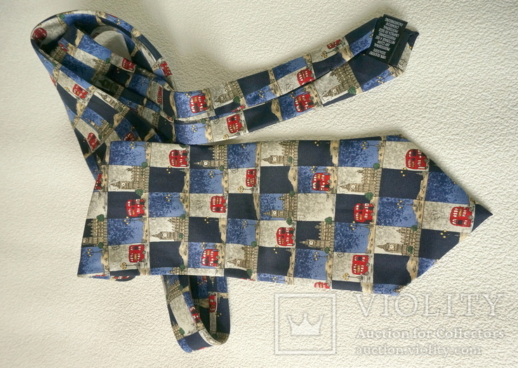 Шелковый галстук от "Marks &amp; Spencer", фото №3