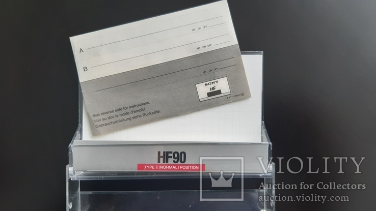 Касета Sony HF 90 (Release year: 1988) #2, фото №4