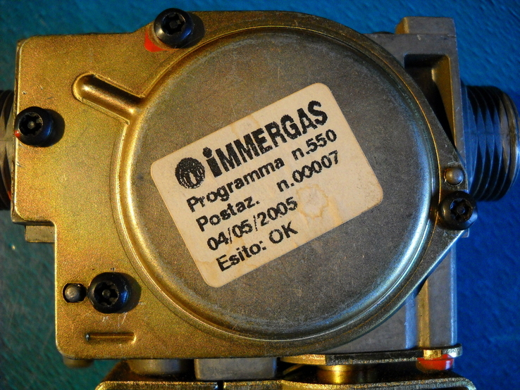 Газовый кран котла Immergas, фото №5