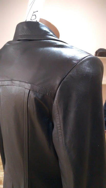 Новая женская  кожаная курточка-пиджак, photo number 9