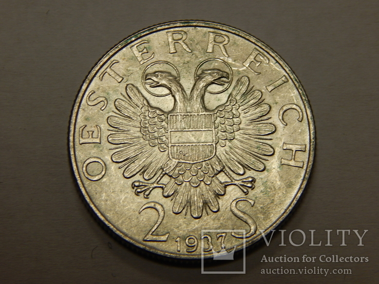 2 шиллинга, 1937 г Австрия