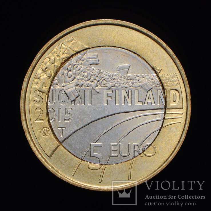 5 Евро 2015 Спорт - Фигурное катание, Финляндия