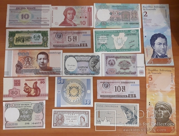 #3 - World - набор 100 банкнот мира UNC все разные, фото №6