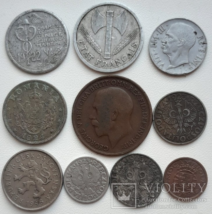 Монеты мира 10 шт, фото №3