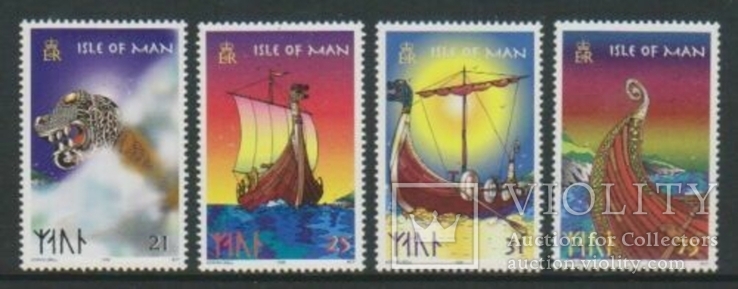 О-в Мэн 1998 корабли викингов
