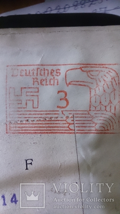 Почтовый конверт 1943 года,отправлен с Берлина в Мукачево, фото №6