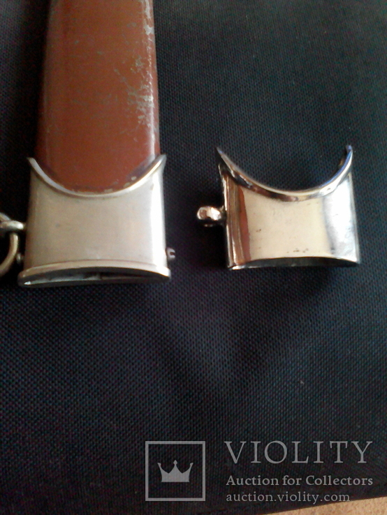 Обойма и стакан на ножны кинжала СС СА копия, фото №10