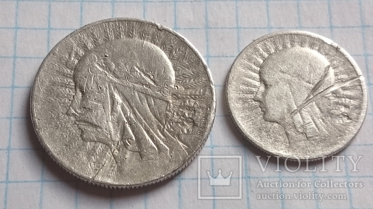 Серебряные монеты 5 злотых,2 злотых и т.д., фото №4