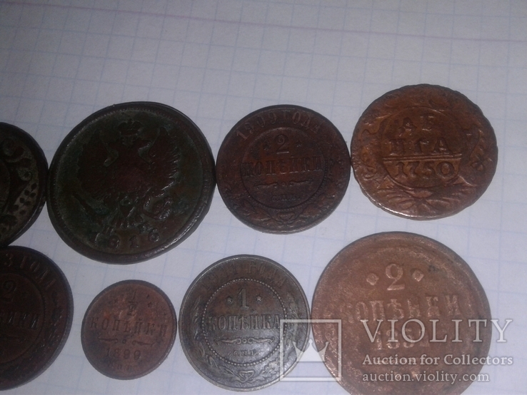 8 монет,от 1738года до 1913год., фото №4