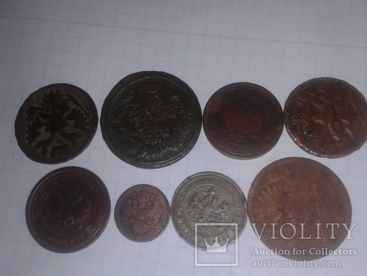 8 монет,от 1738года до 1913год., фото №5