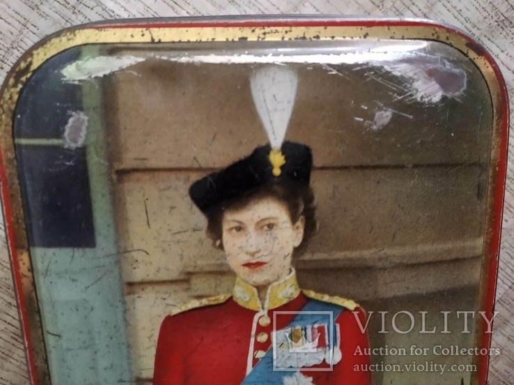 Коробка Edward Sharp and Sons Ltd Queen Elizabeth королева Елизавета 50 годы, фото №5