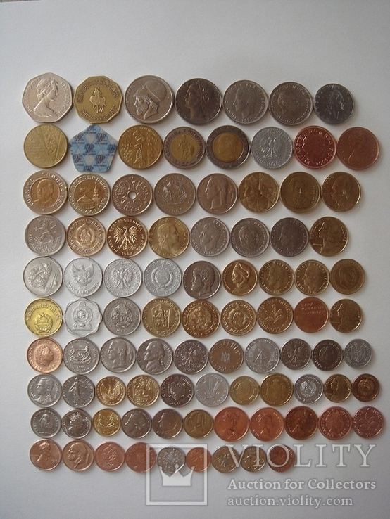 Монеты Мира 90 шт. без повторов, фото №3