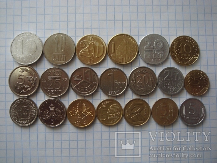 Монеты Мира 90 шт. без повторов, фото №10
