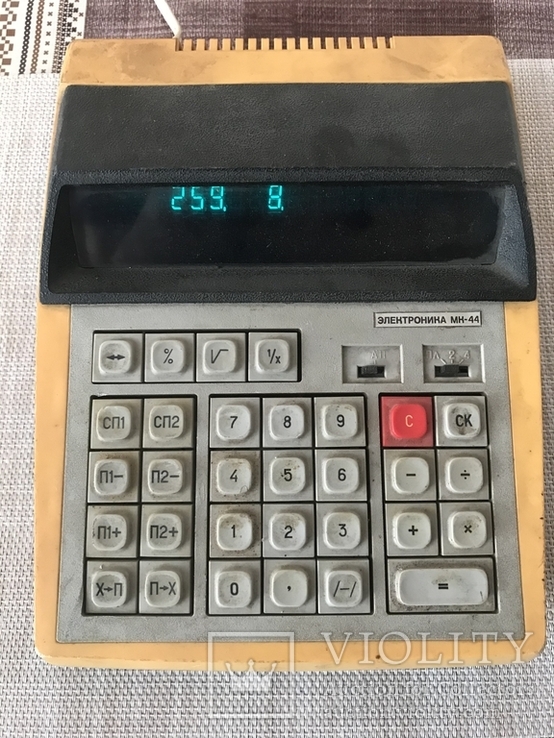 Калькулятор Єлектроник MH-44, фото №2