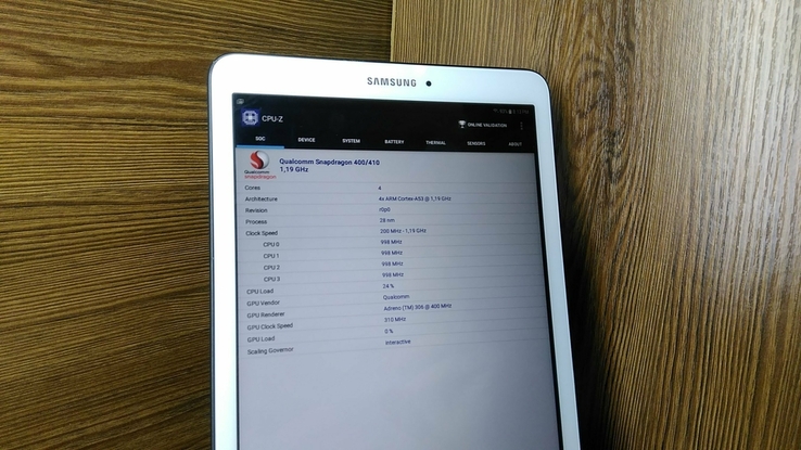 Планшет Samsung Galaxy Tab E  SM-T560NU  4 ядерный 9.6 дюймов, фото №5