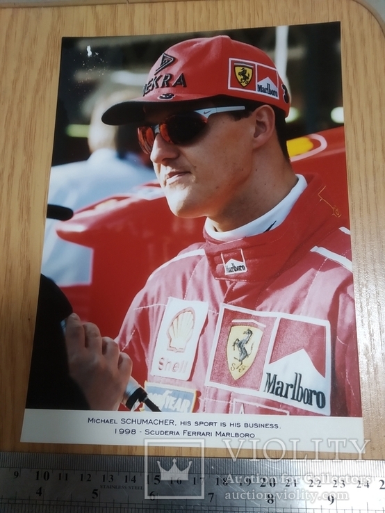 Формула 1 Майкл Шумахер 1998 оригинал фото Феррари автоспорт, фото №2