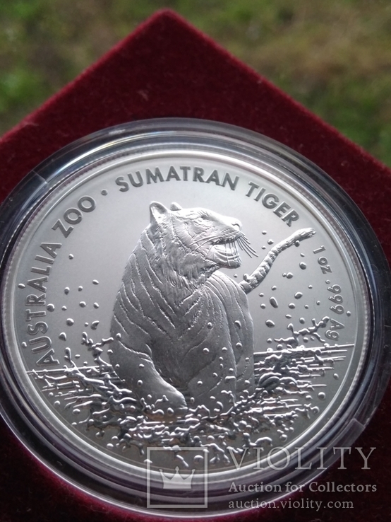 Тигр Суматры Суматранский тигр . Австралия 2020 год . 1 доллар. Первая в серии, фото №2