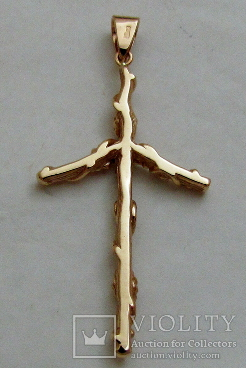 Грузинский Крест Святой Нино Золото 585 проба 7.82 грамма, фото №7
