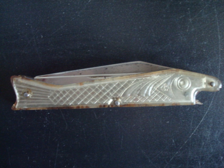 Складной нож "Рыбка"- Ворсма,рыбацкий нож,не частый, фото №2