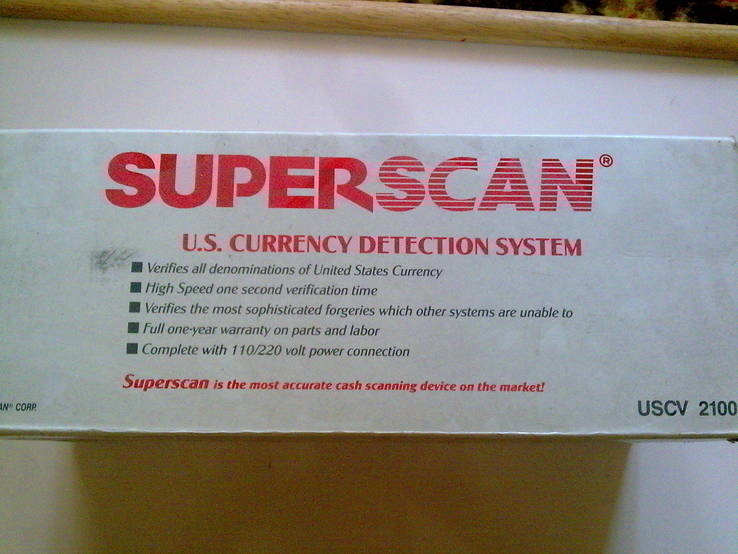 Детектор валюты Superscan, numer zdjęcia 3