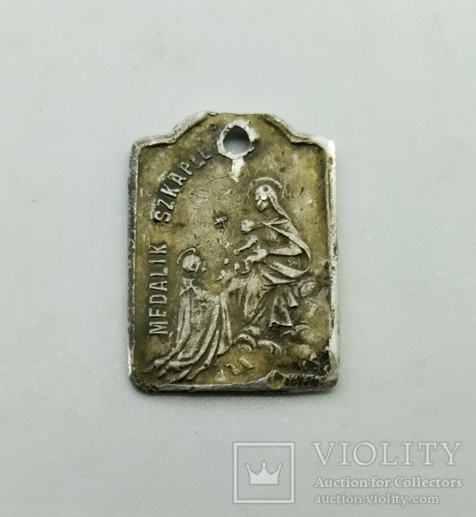 Католический медальон " medalik szkaplerz", фото №5