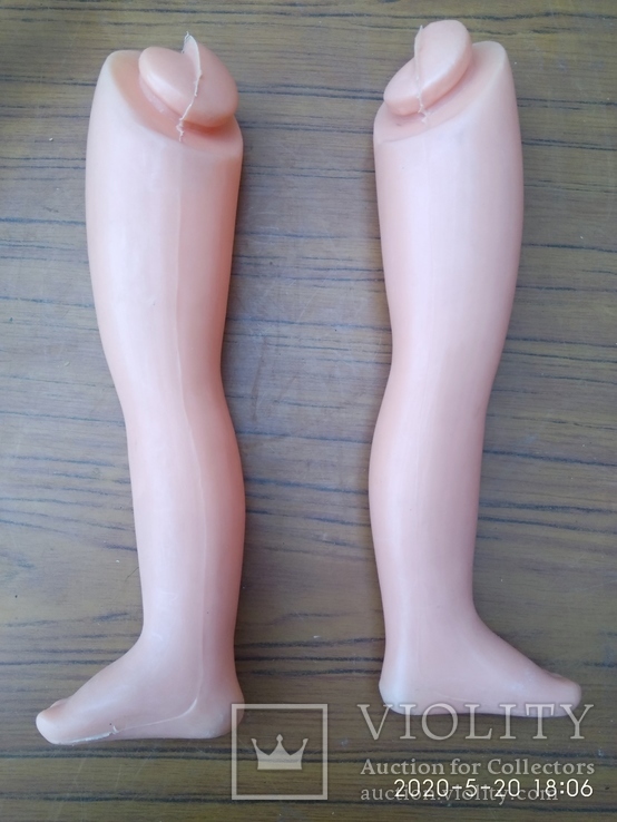 Большие  ноги для куклы 2шт запчасть, фото №2