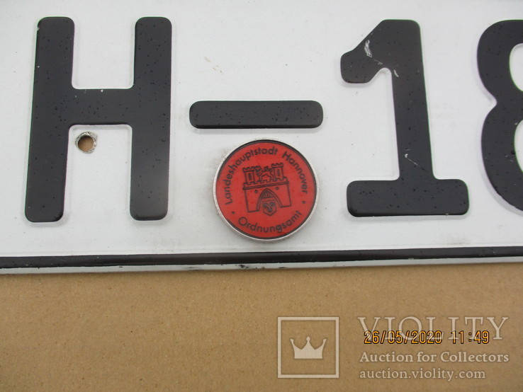 Номера на авто пара алюминий (375гр.), фото №3