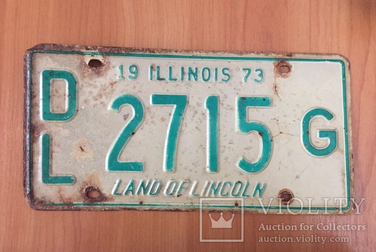Лицензионный, автомобильный номерной знак. США / USA DH 22-15 1973г.