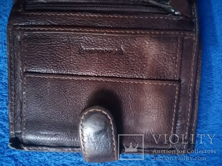 Вместительный бумажник: GinoValentini   натуральная кожа 12,5X10 см, фото №8