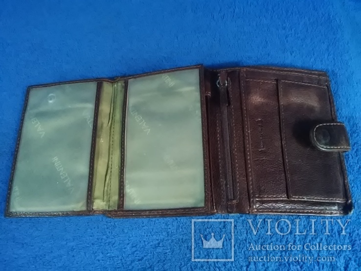 Вместительный бумажник: GinoValentini   натуральная кожа 12,5X10 см, фото №10
