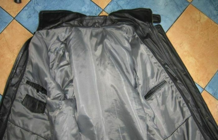 Большая мужская кожаная куртка ECHTES LEDER. Германия. Лот 945, фото №5