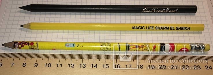 Simple pencils (Egypt, Israel) / Olіvtsi, 3 pcs., photo number 2