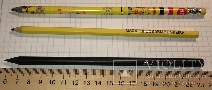 Simple pencils (Egypt, Israel) / Olіvtsi, 3 pcs., photo number 5