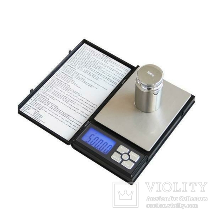 Ювелирные весы до 500 грамм (0,01) в виде блокнота