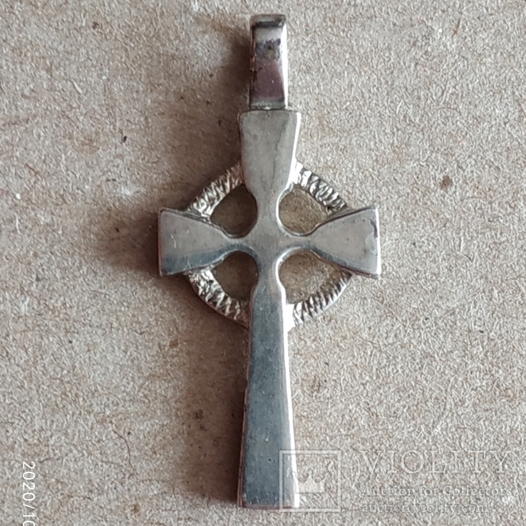 Кельтский крест серебро sterling