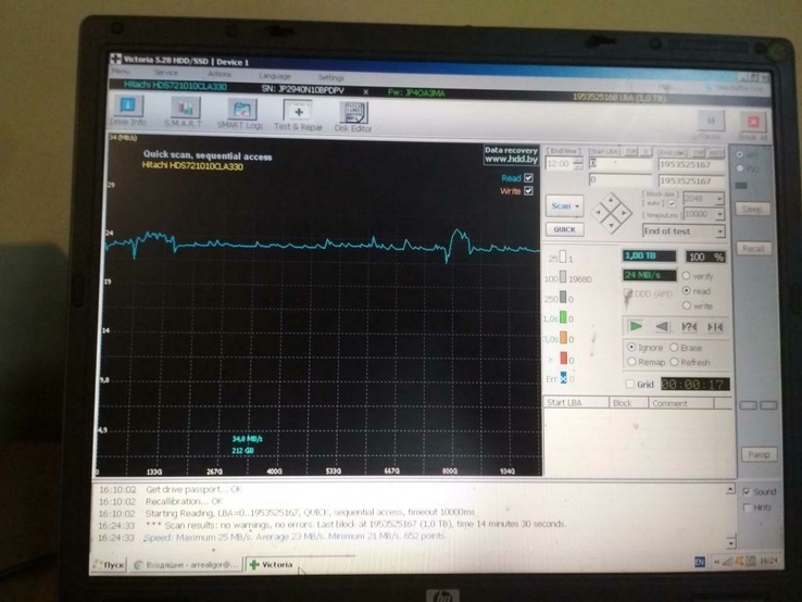 Винчестер Hitachi 1TB, фото №3