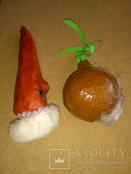 Живые Морковка и Репка из папье-маше, фото №10