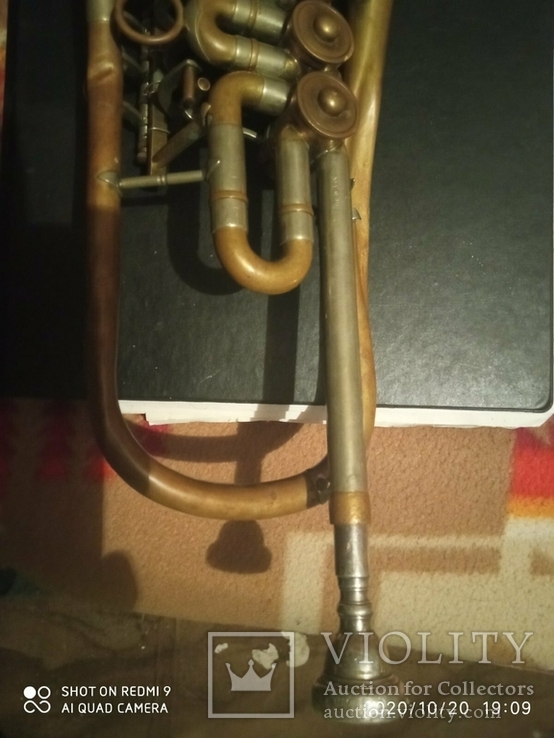 Німецька Духова труба з клеймами на реставрацію.