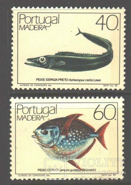Португ. Мадейра. 1985. Рыбы **.