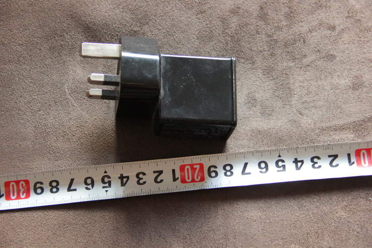 USB переходник...зарядка с английской вилкой, фото №2