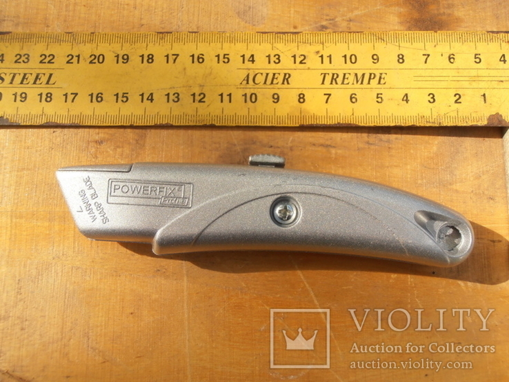 Нож монтажныйPowerfix, выдвижное лезвие, из Германии оригинал., фото №2