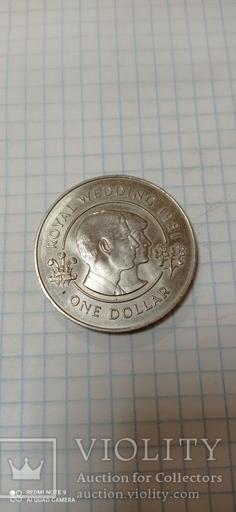 1 доллар 1981  Бермуды, фото №4