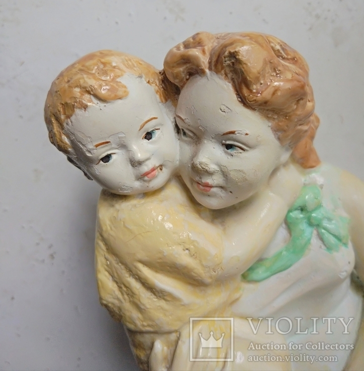 Статуетка "Мати і син", 24 см, гіпс, фото №11