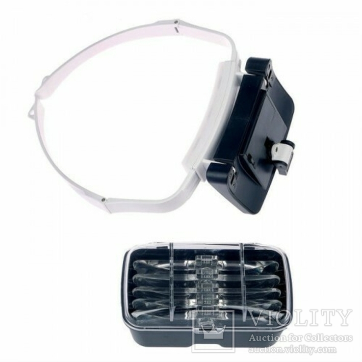 Бинокуляр очки бинокулярные со светодиодной подсветкой TH-9203, фото №3