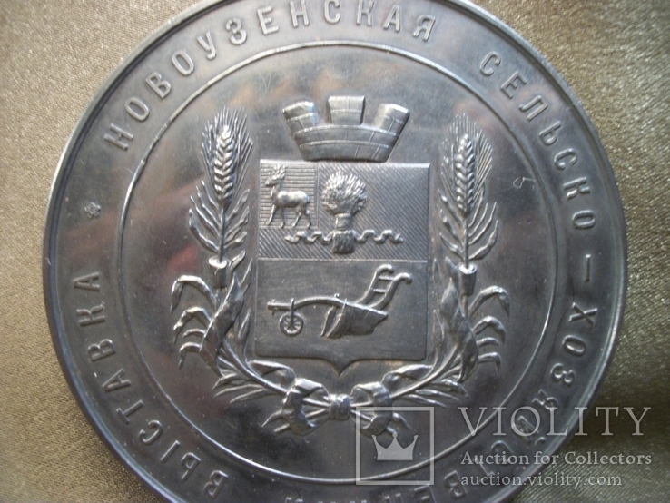 РБ14 Серебряная медаль за успехи и трудолюбие в сельском хозяйстве. Серебро. СПБ 1904 год, photo number 4