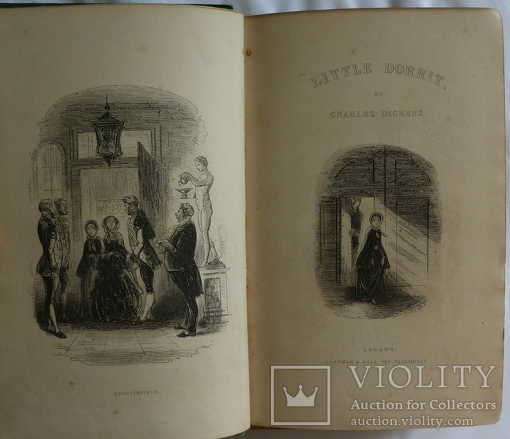 Чарлз Дикенс, "Little Dorrit", 2 тт. (Лондон, 1891). З хрестоматійними ілюстраціями Фіза, фото №4