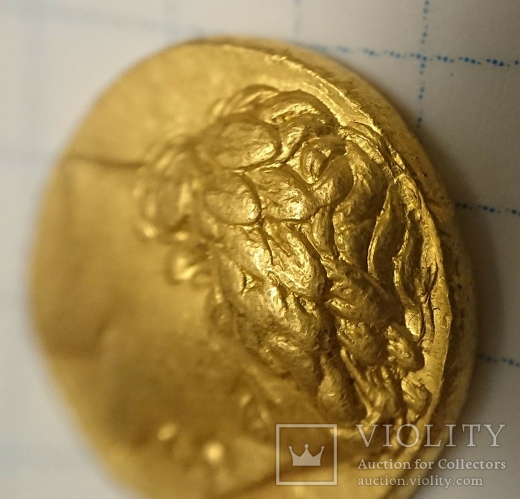 Золотой статер 340-328г.до н.э., монетный двор Пелла, фото №10