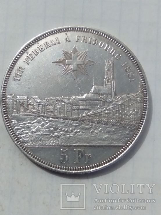 5 франков 1881 года, фото №2
