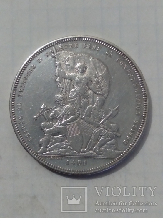 5 франков 1881 года, фото №3